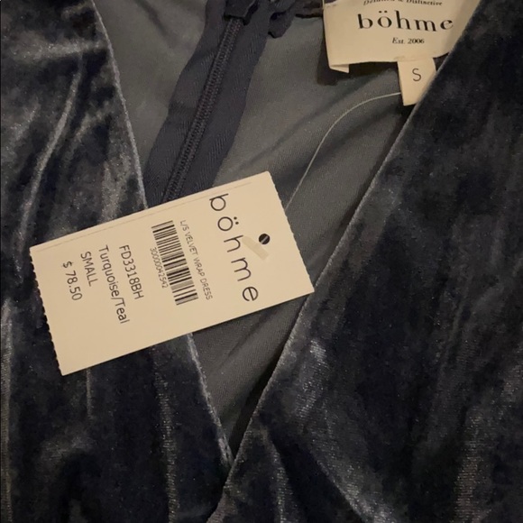 Böhme Celine Velvet Dress NWT - Picture 6 of 6